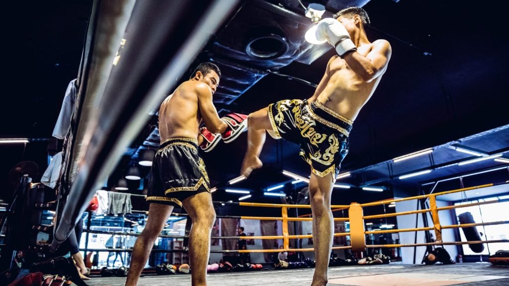 muay thai ring fight