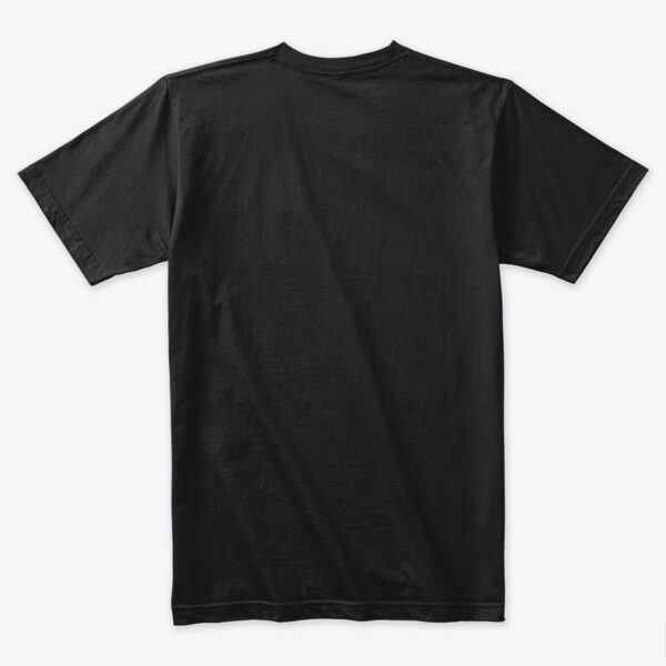 Back view of OSS Black Collection Oshi Shinobu BJJ T-shirt showing premium quality and slim fit